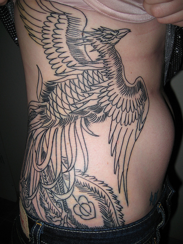 And the Phoenix Mark tattoo